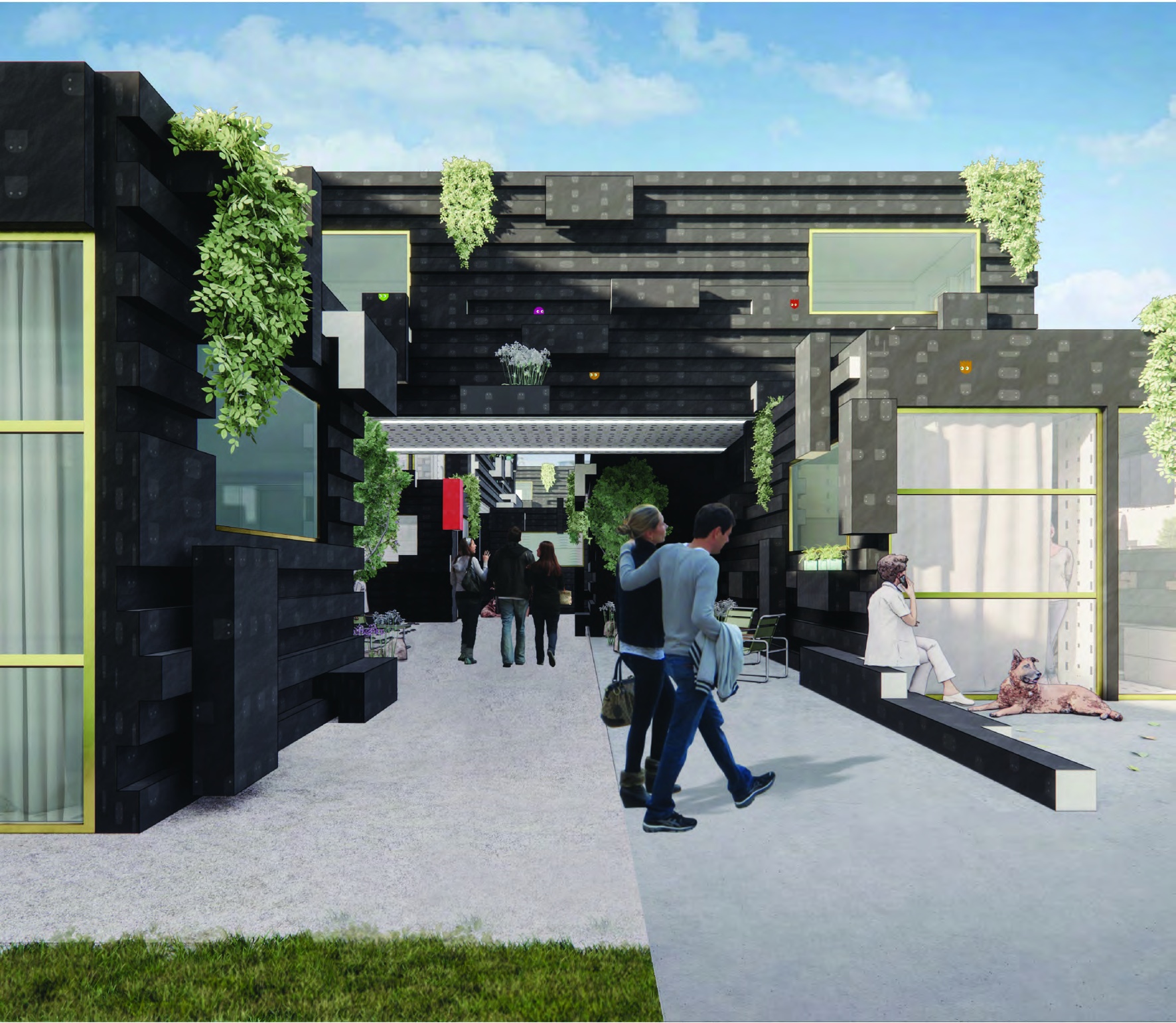 Discrete Community: Integrated Mobile Housing and Collective Spaces as Co-creative Living